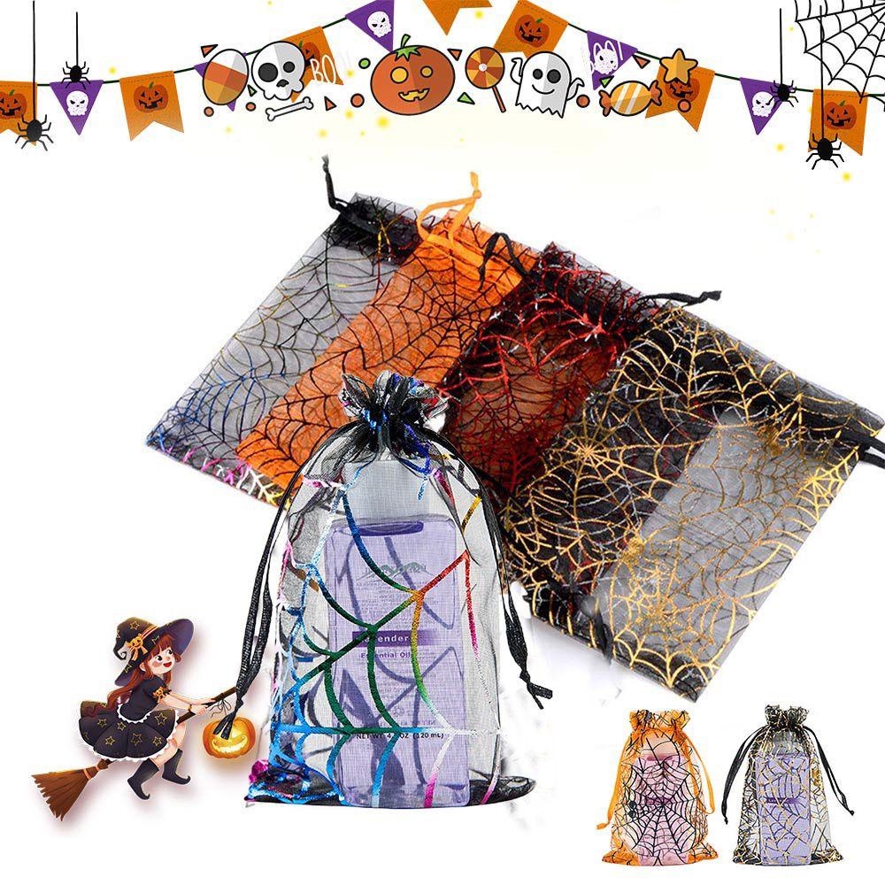 DORAW Set 50 Túi Lưới Rút Dây Đựng Quà Chất Lượng Cao