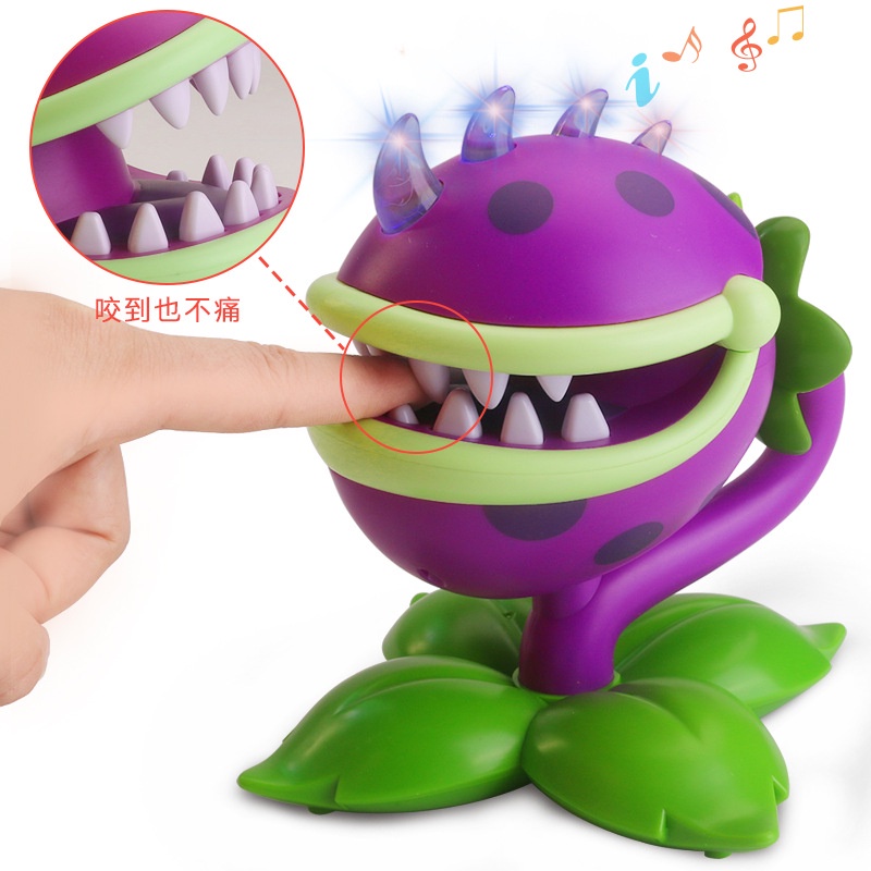 Sổ Tay Ghi Chú Hình Cây Trồng vs... Zombies Bộ Đồ Chơi Hàm Răng Cá Sấu Cắn Ngón Tay Vui Nhộn