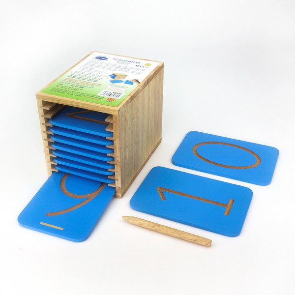 BỘ LUYỆN VIẾT SỐ, ĐỒ CHƠI CHO BÉ 2 TUỔI - 6 TUỔI THEO PHƯƠNG PHÁP MONTESSORI