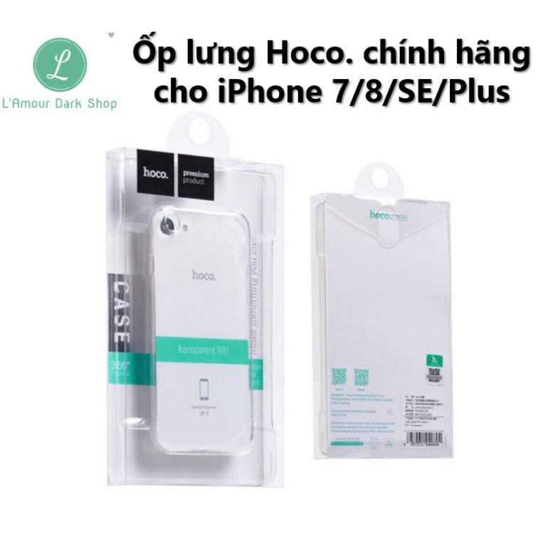 [Hoco] Ốp lưng silicon Hoco chính hãng trong suốt cho iPhone 7/8/SE/7 Plus/8 Plus