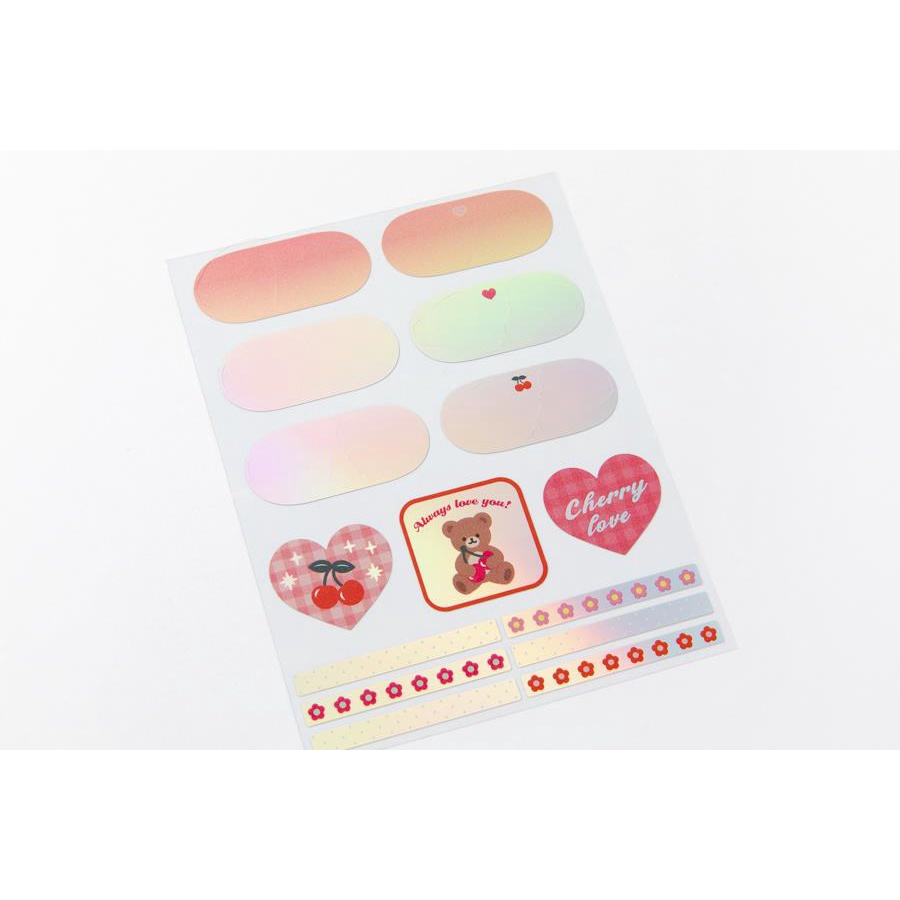 Sticker ARTBOX Hàn Quốc Hình Gấu Teddy Dành Cho AirPods