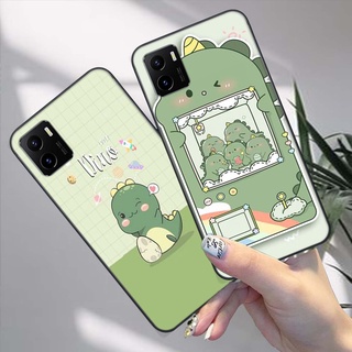 Ốp lưng điện thoại Vivo Y15S / Y15A in hình khủng long siêu cute, đáng yêu
