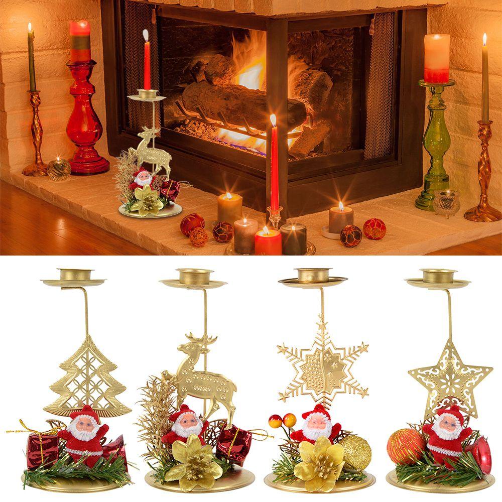 Nến Hình Ông Già Noel Dùng Trang Trí Tiệc Giáng Sinh