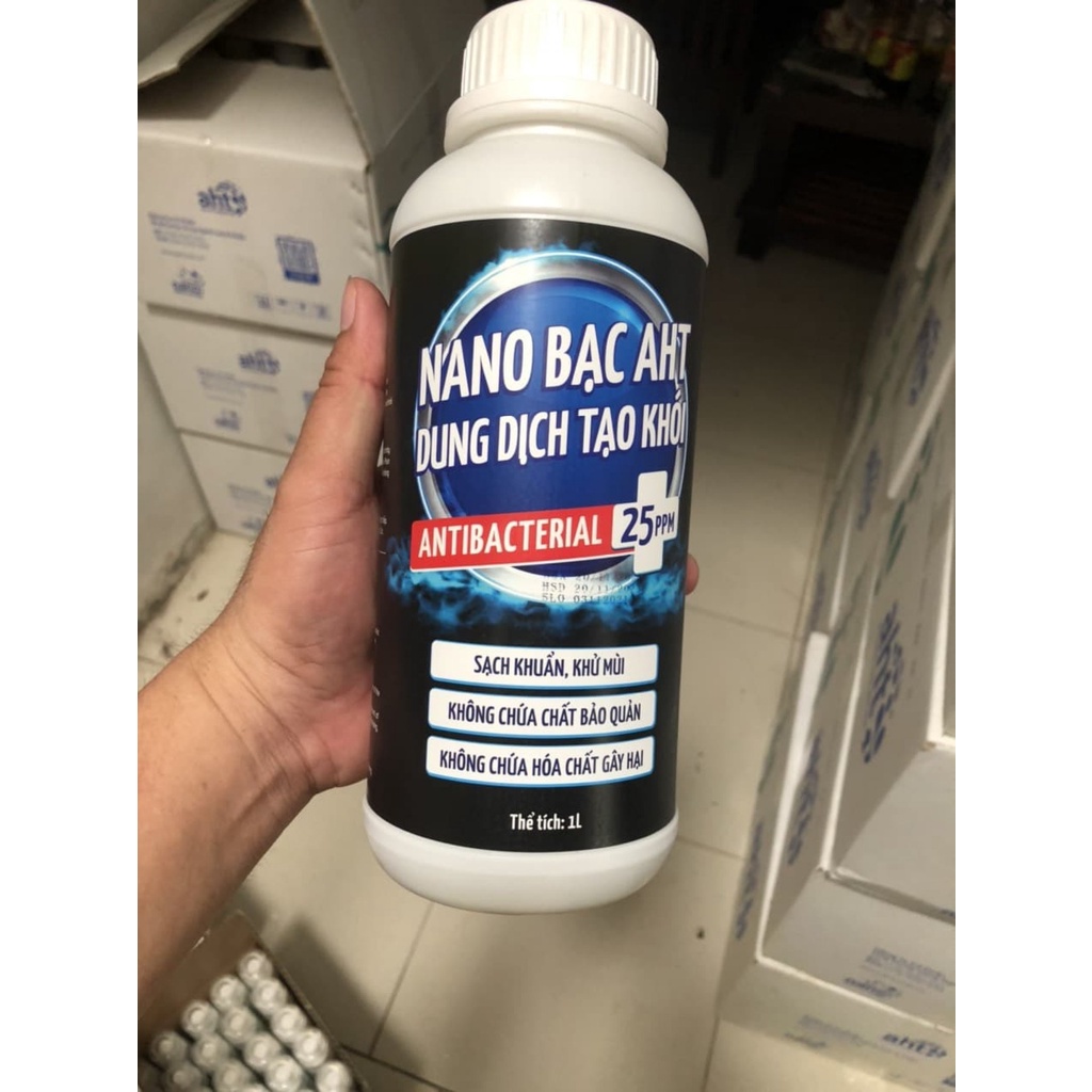DUNG DỊCH TẠO KHÓI DIỆT KHỬ KHUẨN NANO BẠC AHT 1 LÍT