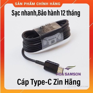 Cáp sạc nhanh Sam sung S10 zin new chân TypeC