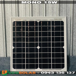 Pin năng lượng mặt trời mono 15w/18v Worldenergy (hàng chính hãng, bảo hành 12 năm)