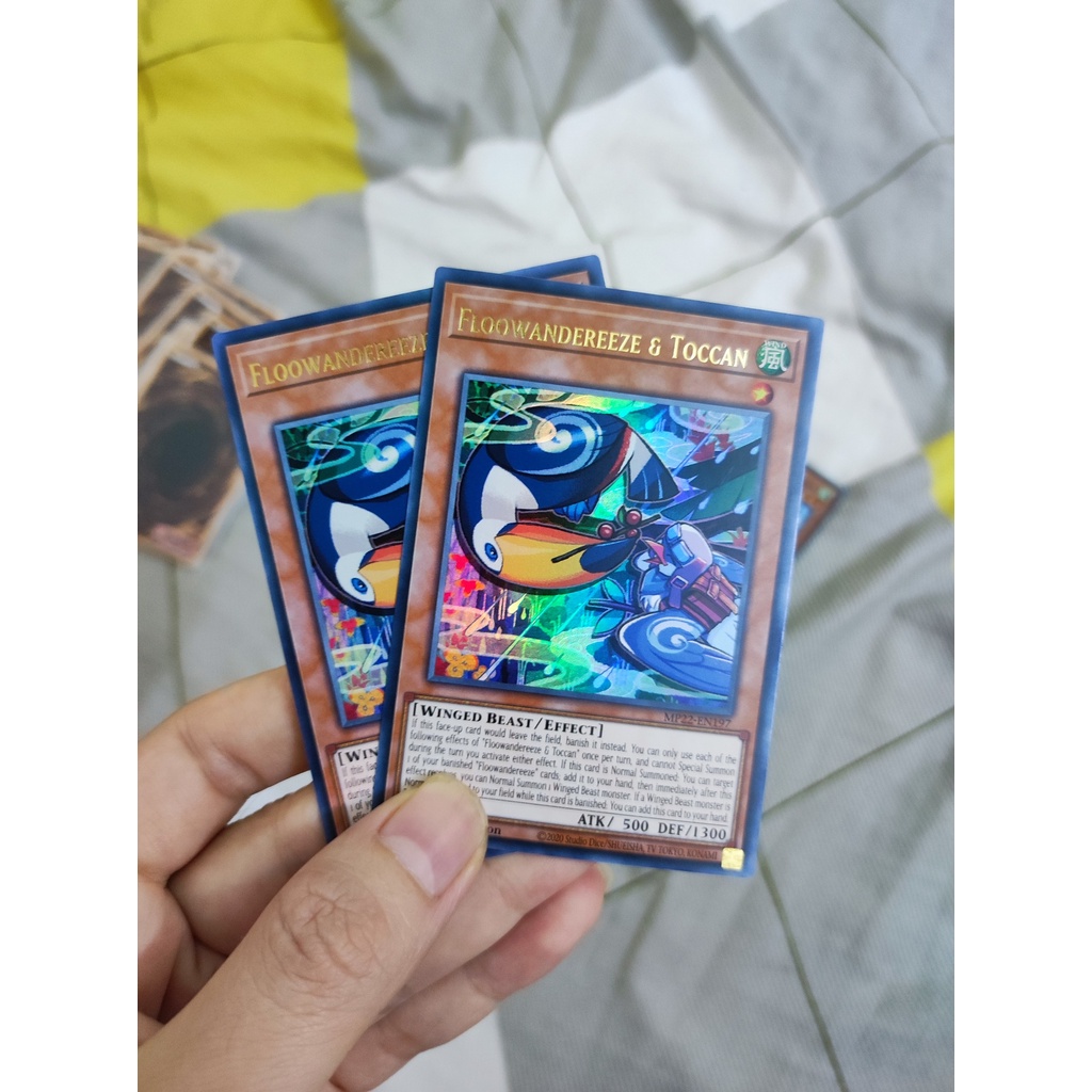 1 lá thẻ bài Floowandereeze & Toccan - MP22-EN197 - Ultra Rare 1st Edition