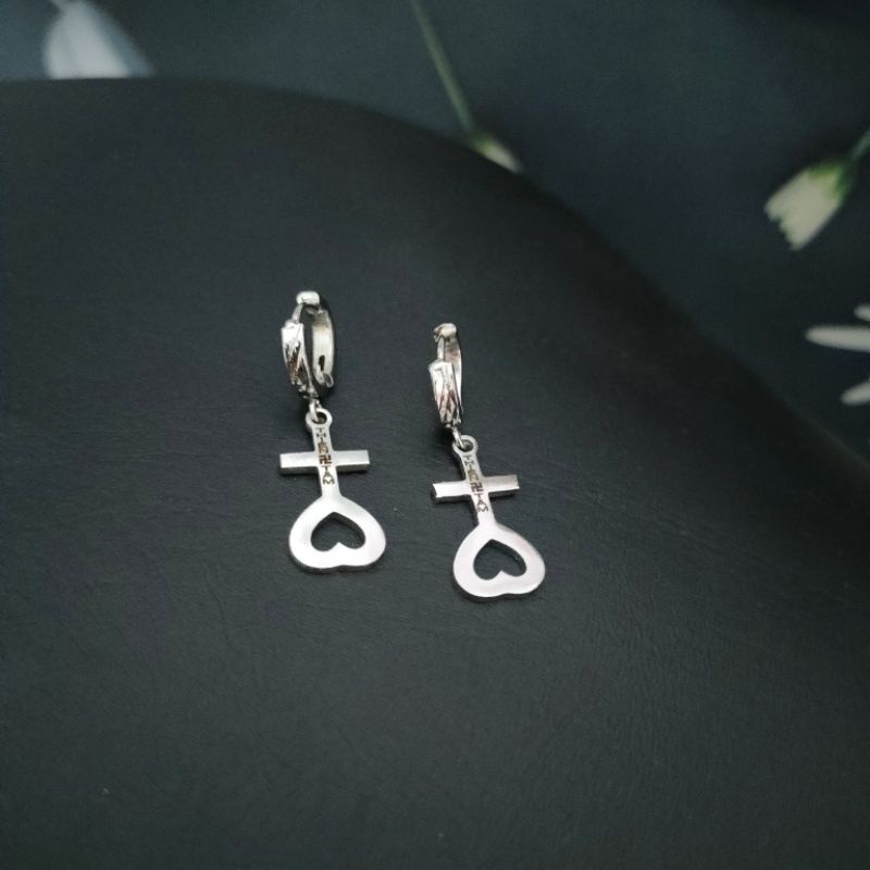 Bông tai inox Thiên Tâm Đạo nhiều mẫu, đẹp không đen