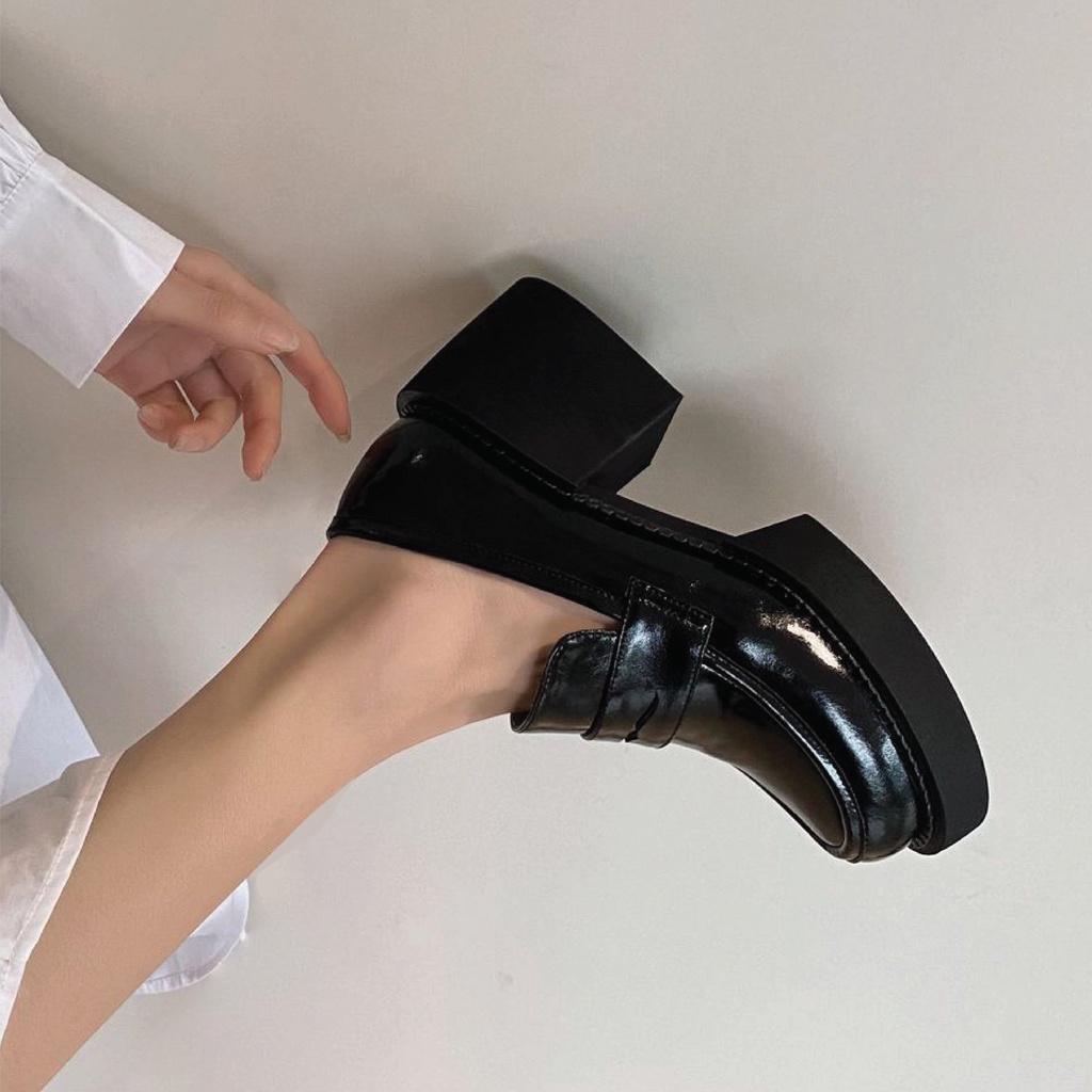 Giày Loafer nữ SPINEL da thật 6,5cm