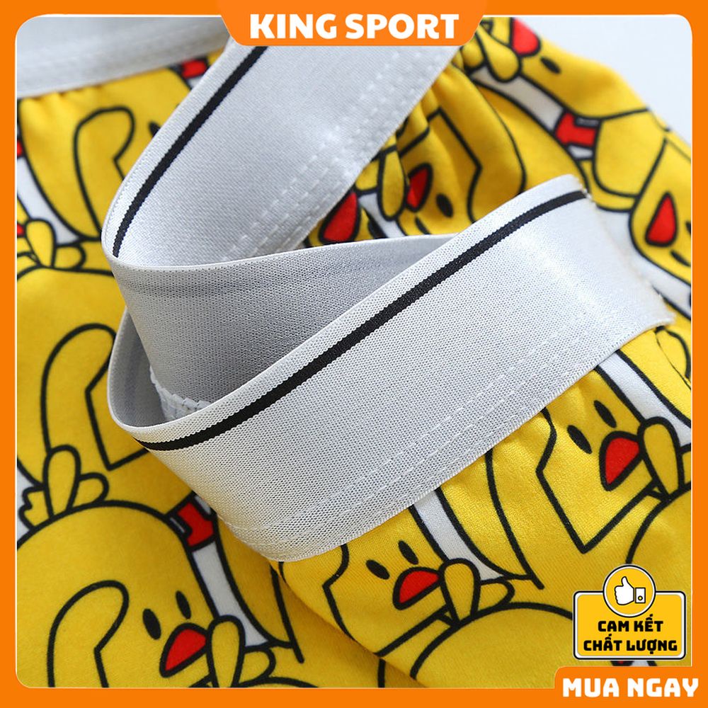 Quần lót nam thun lạnh in hình ngộ nghĩnh doremon boxer co dãn 4 chiều thông hơi thoáng khí cao cấp KING SPORT