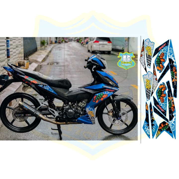 ( Quí khách vui lòng mang ra tiệm cho thợ dán ) Tem winner Rùa xanh