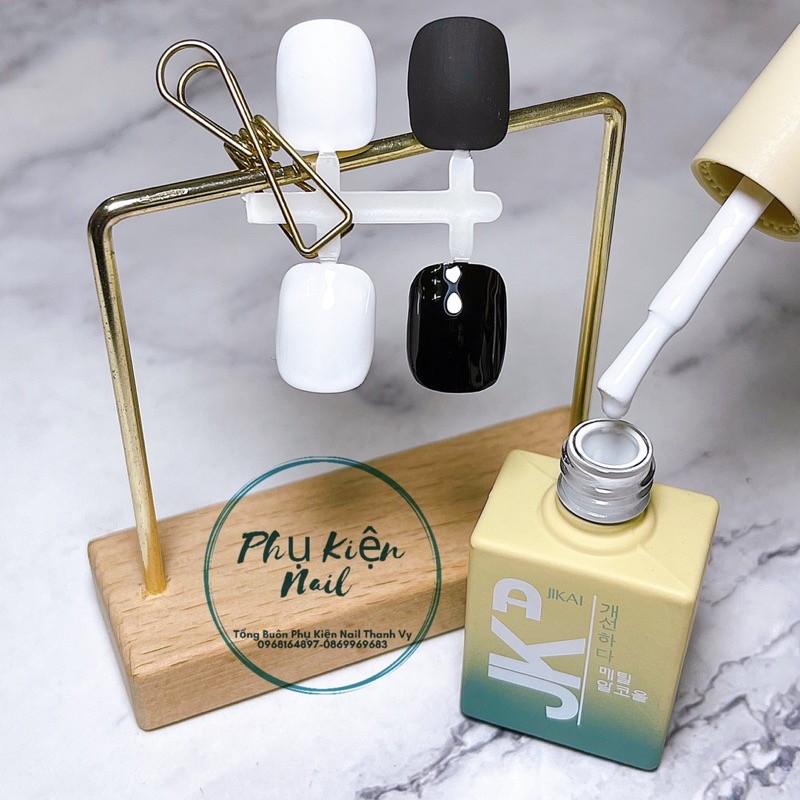 Sơn gel đen trắng, sơn gel siêu đặc chính hãng JIKAI