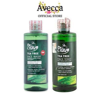 Sữa Rửa Mặt- Nước Hoa Hồng Chiết Xuất Tràm Trà Cho Da Nhờn, Mụn DR C.Tuna Tea Tree (225ml)