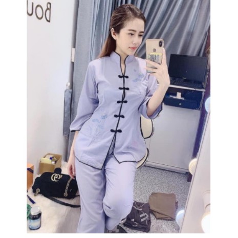 Bộ Đi Chùa Zoa Shop Bộ Đi Chùa Phật Tử Thổ Cẩm | BigBuy360 - bigbuy360.vn