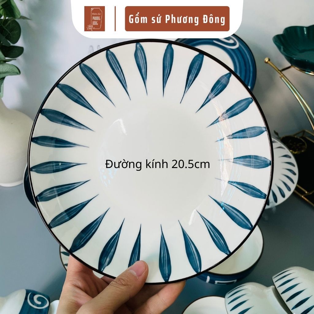 Bán lẻ Bộ bát đĩa đẹp,rẻ decor bàn ăn hiện đại sang trọng PDS010, chén đĩa đa dạng mẫu mã