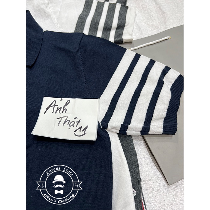 Polo Len Thom Browne 4 Vạch