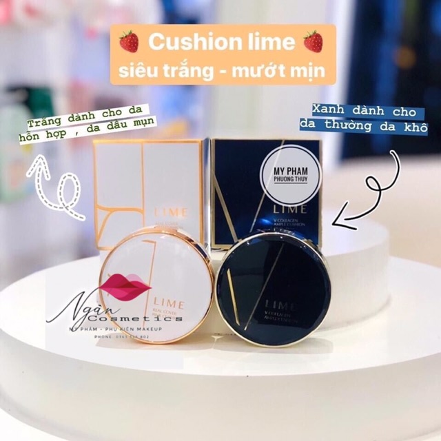 {Ngân Cosmetics} Phấn nước Lime Cushion Siêu mịn Siêu mướt thích mê | BigBuy360 - bigbuy360.vn