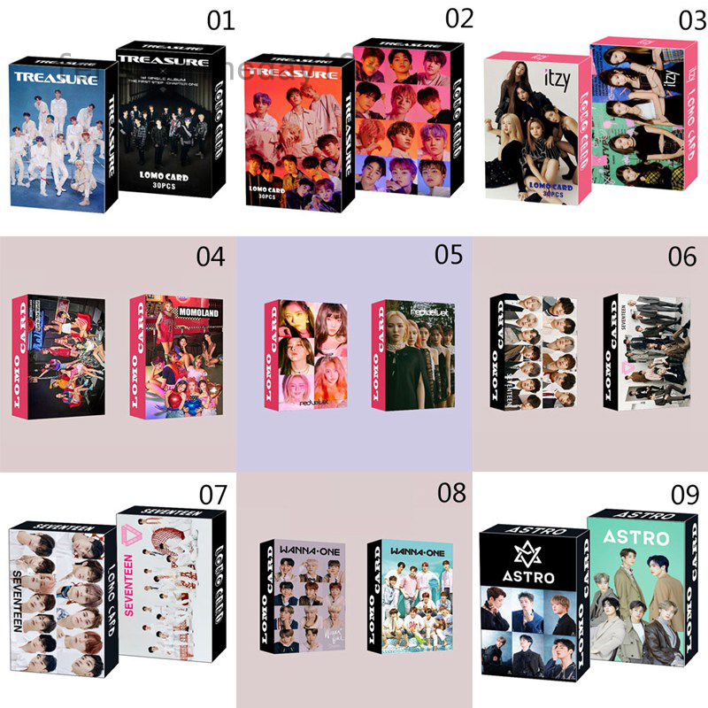 ASTRO WANNA ONE Bộ 30 Ảnh Lomo Card Nhóm Nhạc Twice