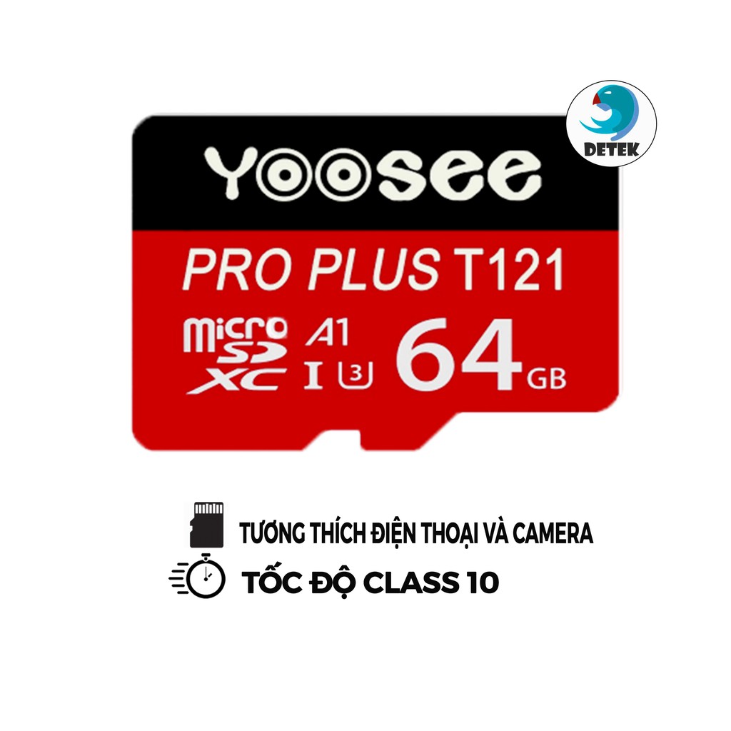 Thẻ nhớ Yoosee 64Gb Class 10 chuyên dụng cho Camera IP (Loại theo máy)