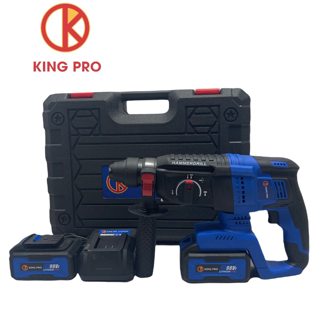 Máy khoan bê tông ba chức năng dùng pin KINGPRO hàng chính hãng