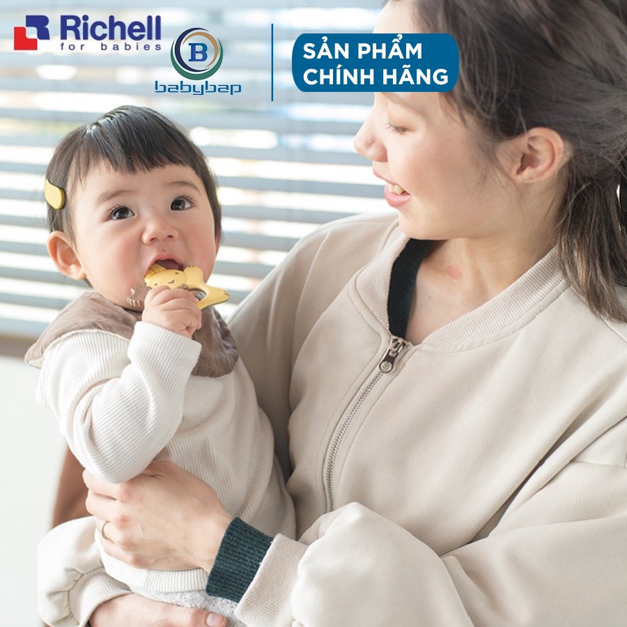 Bộ Bàn Chải 3 Bước T.L.I Richell Thiết Kế Hình Dáng Ngộ Nghĩnh Và Màu Sắc Bắt Mắt