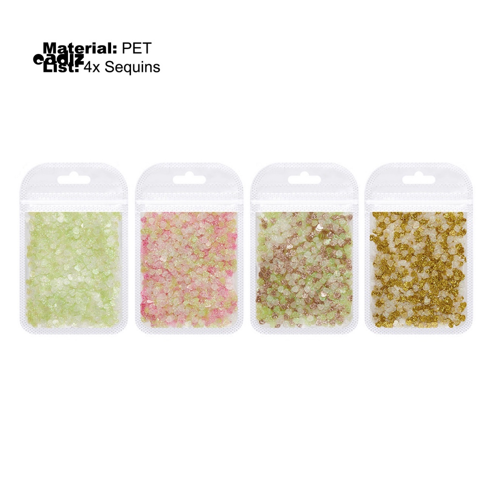 Hộp Sequin Lấp Lánh Chống Thấm Nước Dùng Để Trang Trí Móng