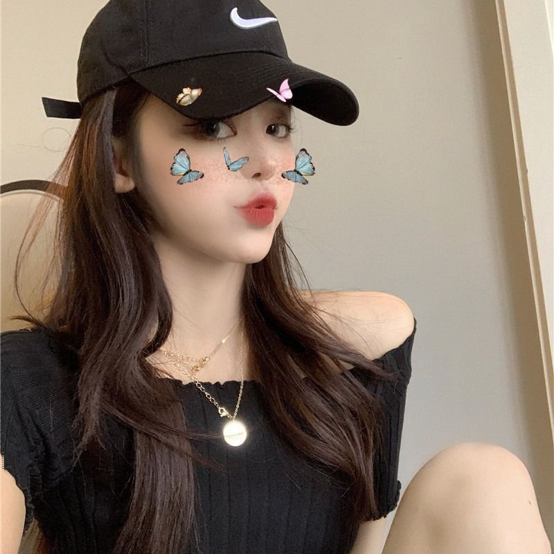 Áo Croptop Dệt Kim Trễ vai Nữ Tính Tay Ngắn Tuyết's House A18-1