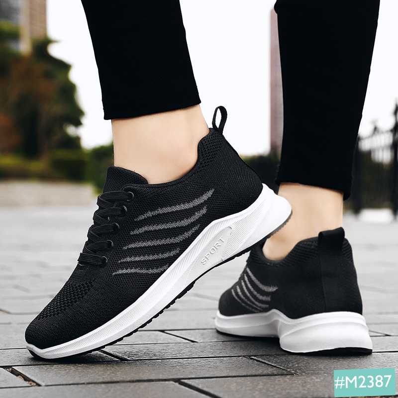 Giày Thể Thao Sneaker Nữ MINSU M2387, Kiểu Dáng  Bata Thể Thao Hàn Quốc Cho Chạy Bộ, Đi Học, Chơi