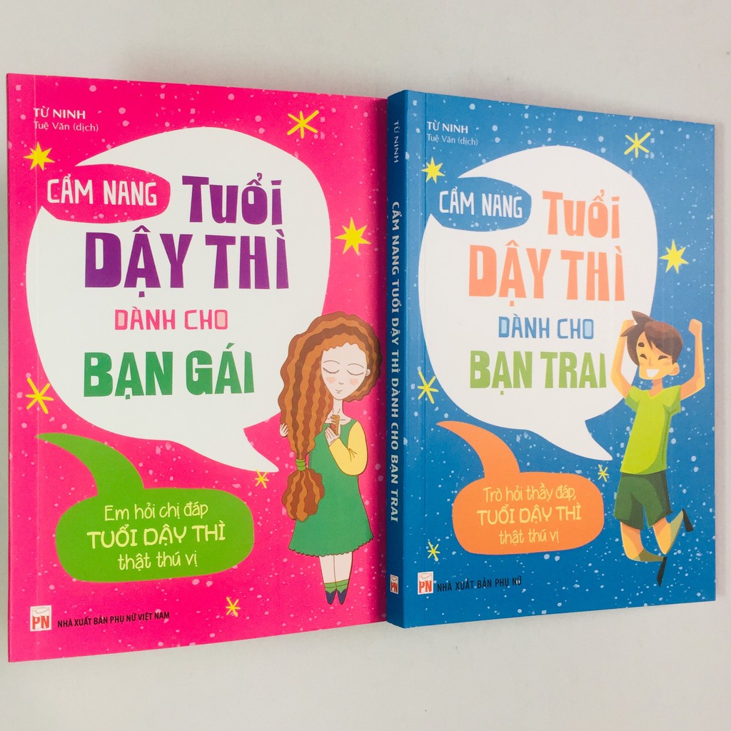 Sách - Cẩm Nang Tuổi Dậy Thì Dành Cho Bạn Gái - Cẩm Nang Tuổi Dậy Thì Dành Cho Bạn Trai - Combo 2 cuốn | BigBuy360 - bigbuy360.vn