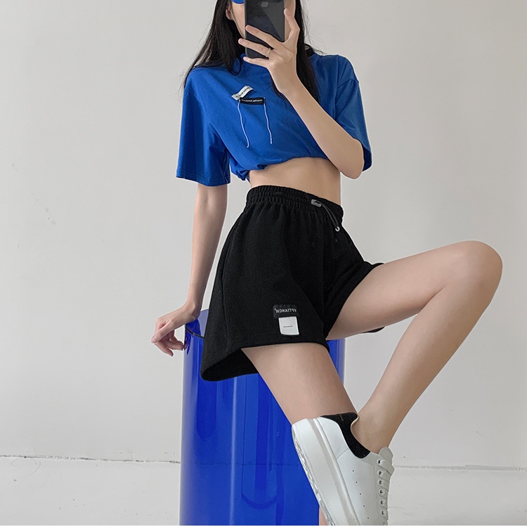 Quần ngắn ống rộng Trọng Lượng Nhẹ Thời Trang Mùa Hè 2022 Phong Cách Hàn Quốc Cho Nữ