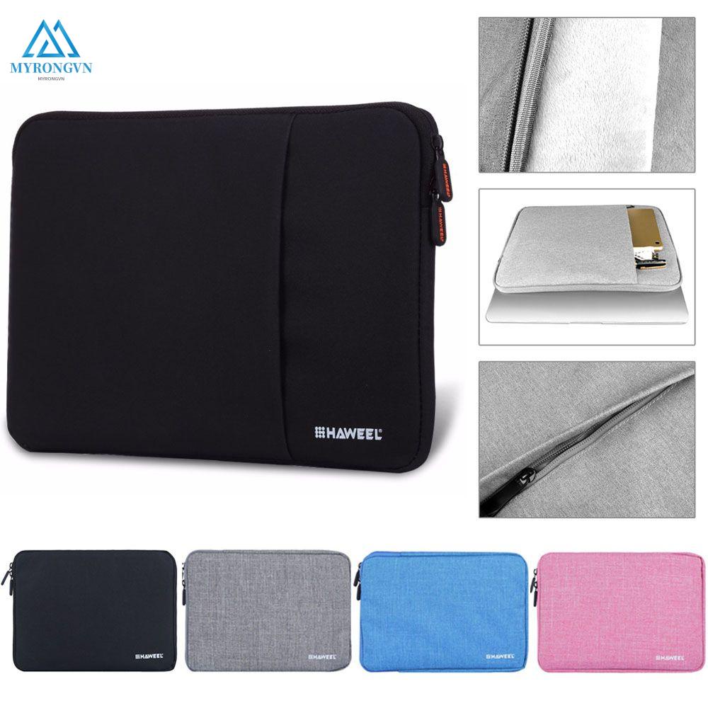 Túi đựng máy tính xách tay/máy tính bảng iPad 9.7-15inch hai dây khóa kéo chuyên nghiệp chống nước màu sắc tùy chọn