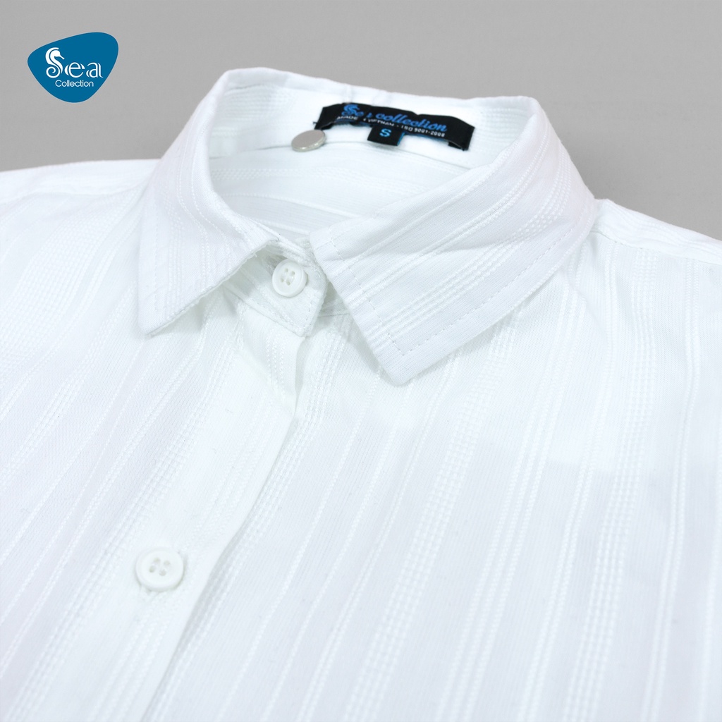 Áo Sơ Mi Nữ Căn Bản Tay Ngắn Sea Collection 11718