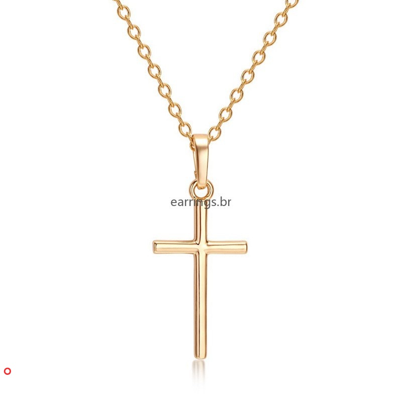 Vòng cổ thép titan mặt thánh giá thời trang cho nam nữ