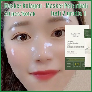 Mặt nạ giấy dưỡng da trắng da dưỡng ẩm Hộp Túi Nạ Nâng ngủ thạch collagen dưỡng ẩm dưỡng trắng chống lão hóa da