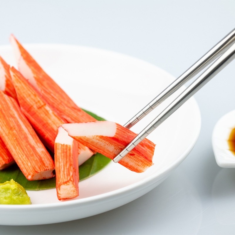 Bộ 5 Đôi Đũa Dạng Xoắn 22Cm Bằng Thép Không Gỉ Chịu Nhiệt Cao Chống Trượt Phong Cách Trung Hoa