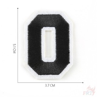 Miếng vá ủi thêu số- sticker ủi thêu- patch ủi là