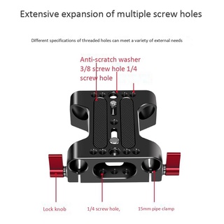 Đế Gắn Máy Ảnh Base Plate máy ảnh 15mm