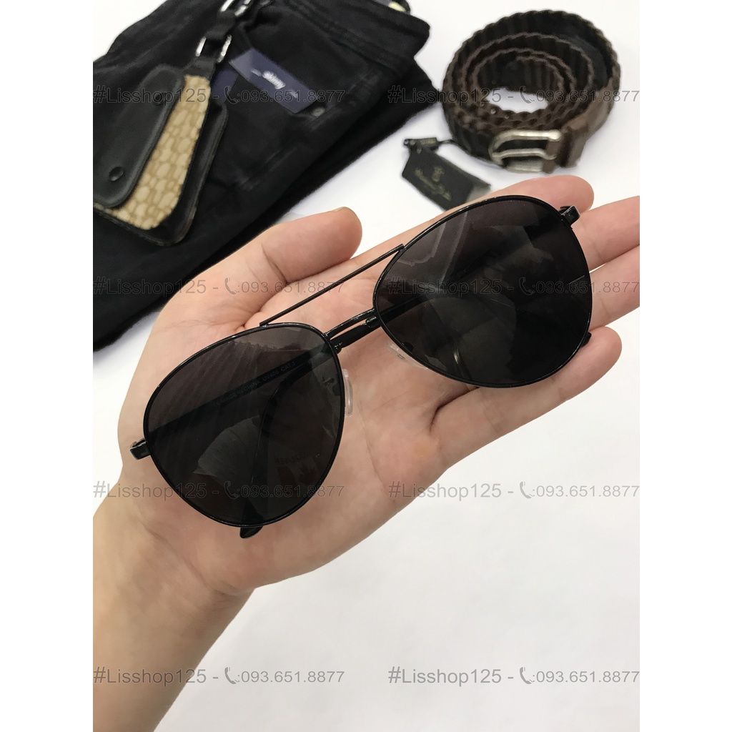 Kính Mát Nam UK Dáng Chuồn Chuồn Chống Tia UV Authentic
