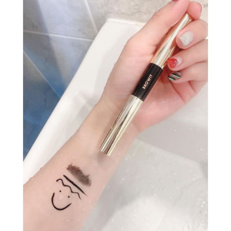 CHUỐT MI KIÊM KẺ MẮT BROWIT BY NONGCHAT 2 TRONG 1 UNIVERSAL MASCARA &amp; EYELINER 3D