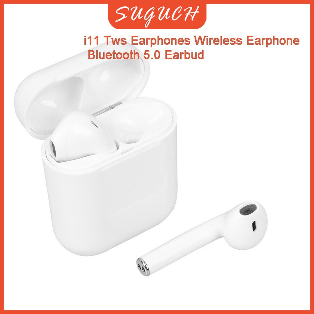 IPHONE ANDROID Tai Nghe Bluetooth Không Dây Tws I11 5.0 Kèm Hộp Sạc