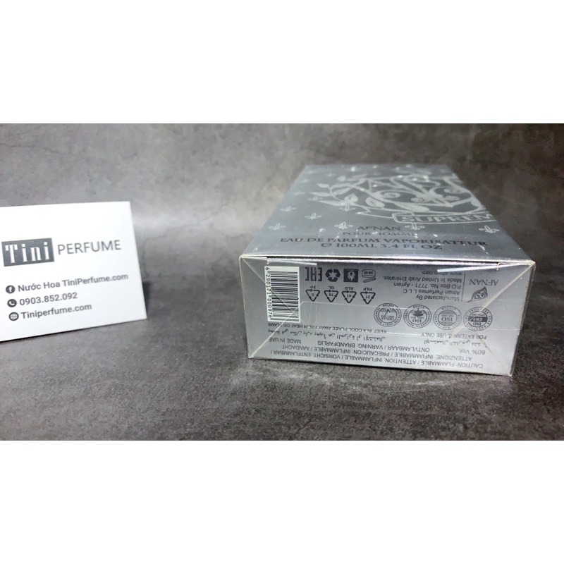 Nước hoa nam supermacy afnan 100m