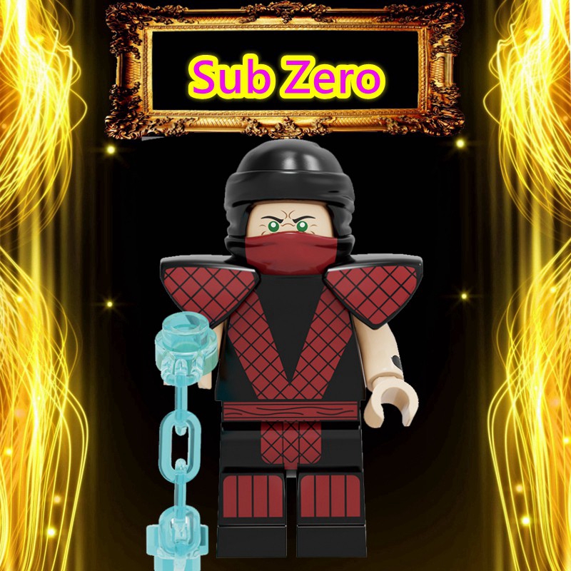 Bộ Đồ Chơi Xếp Hình Mortal Kombat Sub Zero Shao Kahn Dành Cho Trẻ Em