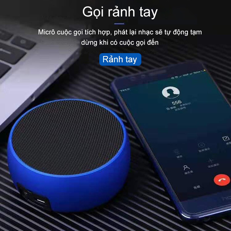 CÓ VIDEO - CAM KẾT BẢO HÀNH - Loa bluetooth bọc thép mini, có thể sử dụng dây cap liên kết [T22LYYX]