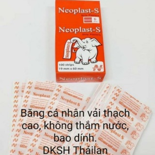 3 miếng băng keo cá nhân neoplast - s thái lan
