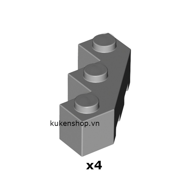 COMBO 4 Gạch 3 Nút MOC Thành NO.835 - Phụ Kiện MOC Tương Thích Part 2462