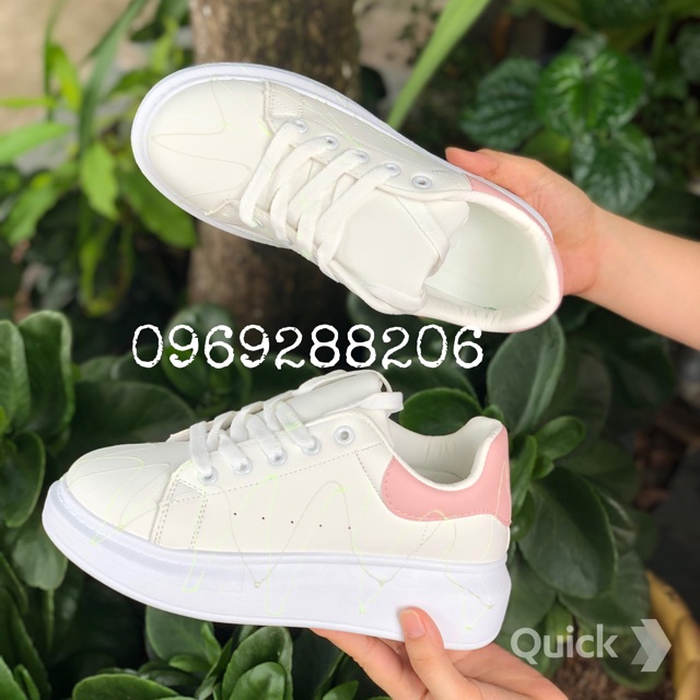 Giày thể thao sneakers phản quang ⭐FREESHIP⭐ giày độn đế kute