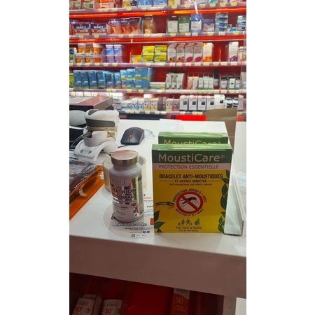 [Pháp, Chống nước ] VÒNG DEO TRÁNH MUỖI  MOUSTICARE AN TOÀN CHO CẢ GIA ĐÌNH