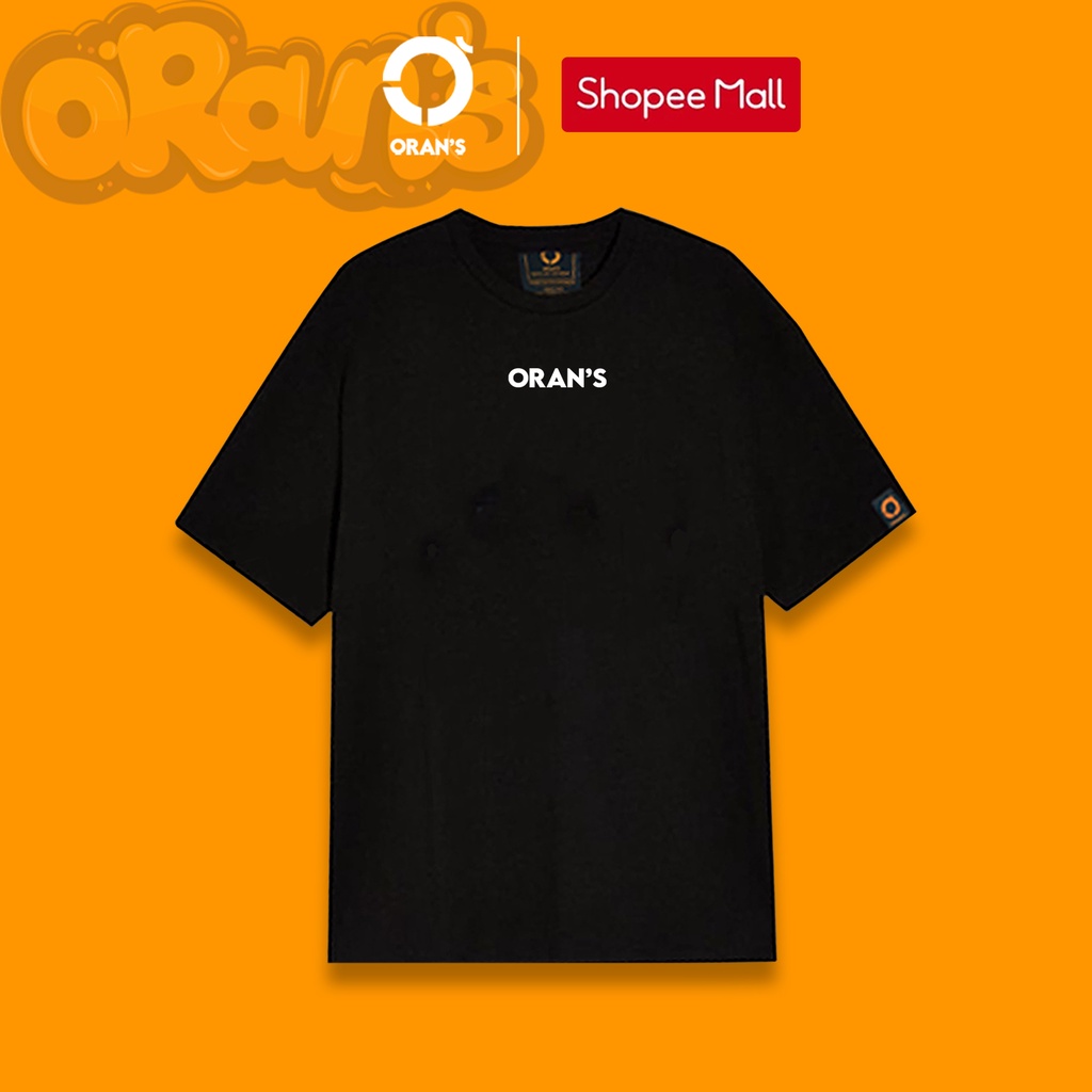Áo thun basic ORAN'S tay lỡ Oversize chất COTTON 4C, FULLBOX - ORAN'S COUPLE - ORANS 01