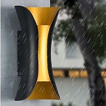 Đèn Led hắt 2 đầu gắn tường ngoài nhà, đèn phòng khách