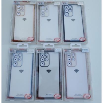 Ốp lưng sulada nhám viền màu cho Samsung S22, S22 Plus, S22 Ultra chống Vân tay, mồi hôi siêu đẹp